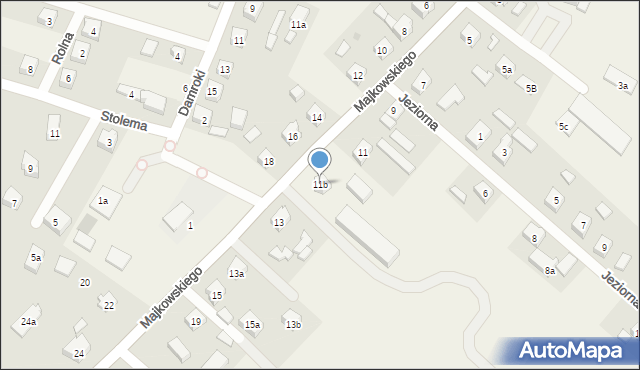 Stężyca, Majkowskiego Aleksandra, dr., 11b, mapa Stężyca