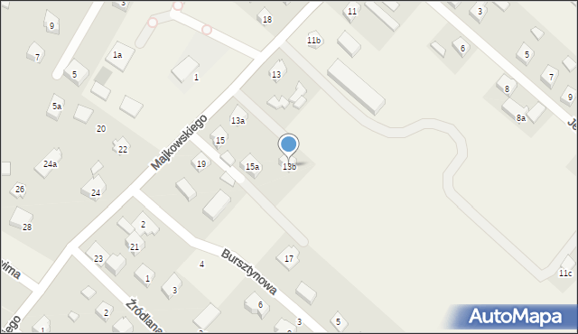 Stężyca, Majkowskiego Aleksandra, dr., 13b, mapa Stężyca