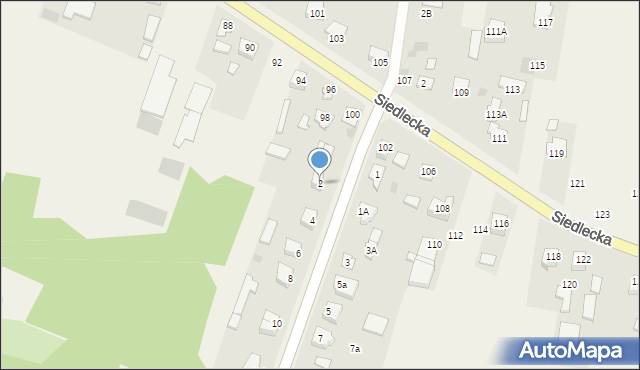 Stok Lacki-Folwark, Majowa, 2, mapa Stok Lacki-Folwark