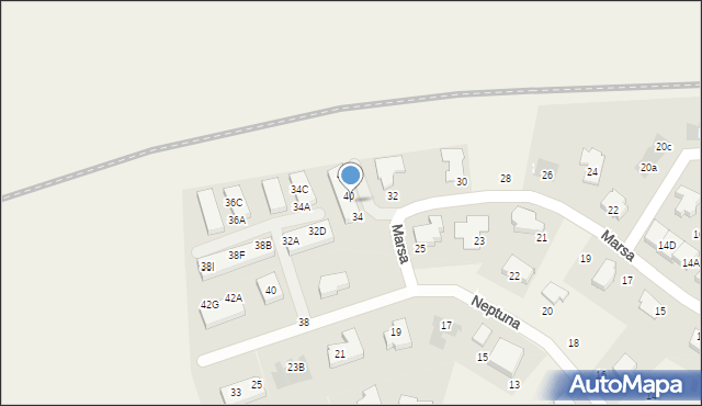 Straszyn, Marsa, 38, mapa Straszyn