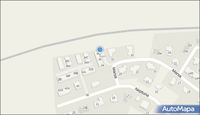 Straszyn, Marsa, 42, mapa Straszyn