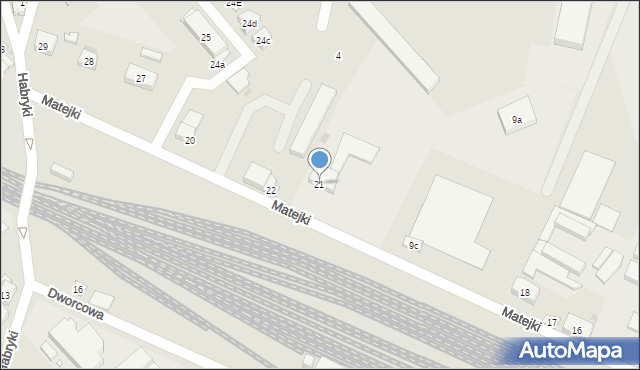 Strzelce Opolskie, Matejki Jana, 21, mapa Strzelce Opolskie