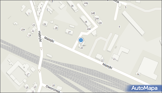 Strzelce Opolskie, Matejki Jana, 24, mapa Strzelce Opolskie