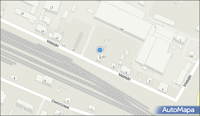 Strzelce Opolskie, Matejki Jana, 9, mapa Strzelce Opolskie