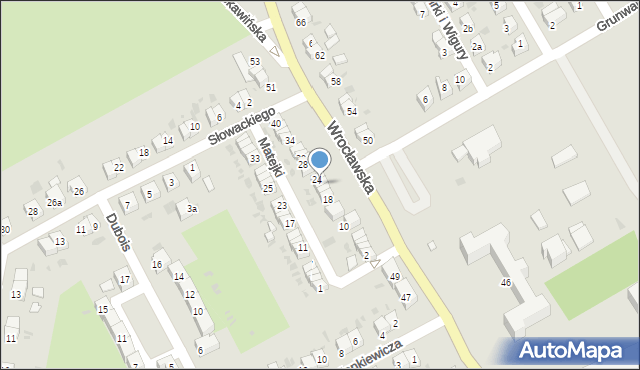 Strzelin, Matejki Jana, 22, mapa Strzelin