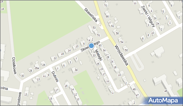 Strzelin, Matejki Jana, 37, mapa Strzelin