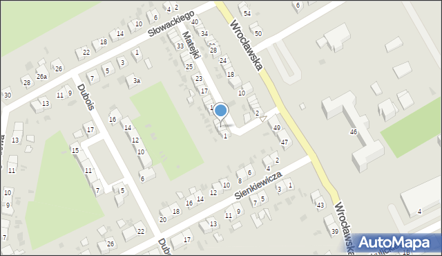 Strzelin, Matejki Jana, 5, mapa Strzelin