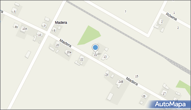 Suchorzew, Madera, 11, mapa Suchorzew