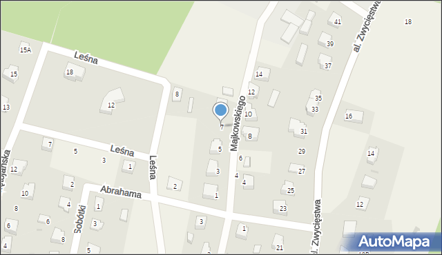 Sulęczyno, Majkowskiego Aleksandra, dr., 7, mapa Sulęczyno