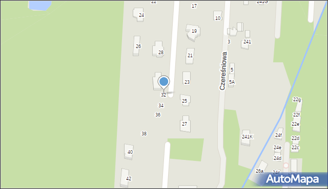 Sulejówek, Malinowa, 32, mapa Sulejówek