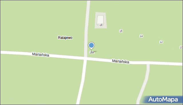 Sulejówek, Mariańska, 18a, mapa Sulejówek