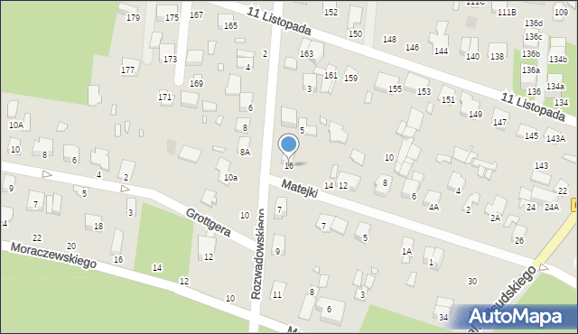 Sulejówek, Matejki Jana, 16, mapa Sulejówek