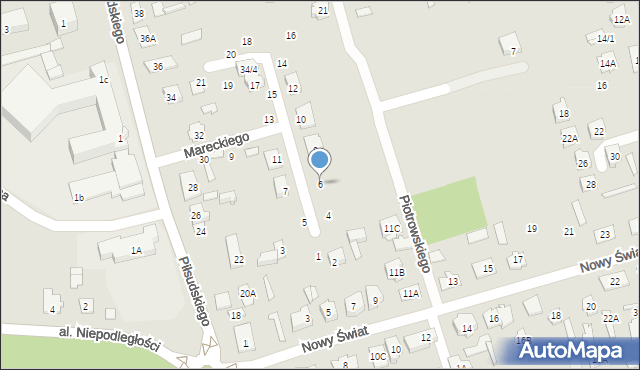 Supraśl, Mareckiego Ferdynanda, 6, mapa Supraśl