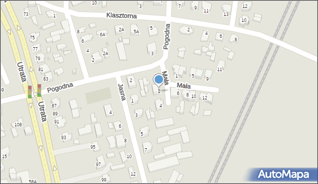 Suwałki, Mała, 2, mapa Suwałk