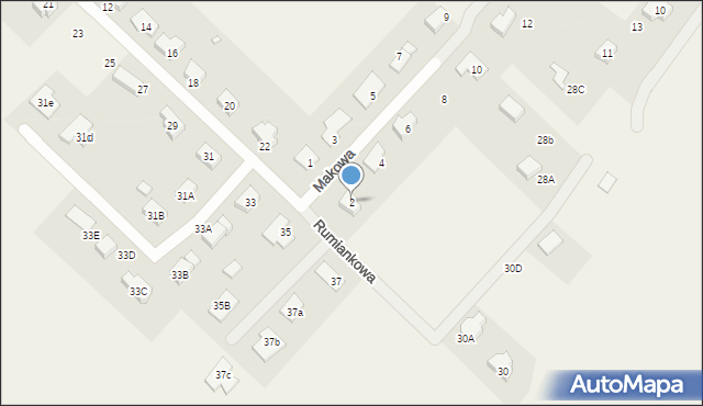 Świdnica, Makowa, 2, mapa Świdnicy