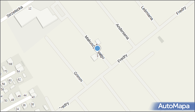 Święciechowa, Makuszyńskiego Kornela, 1, mapa Święciechowa