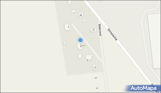 Święta, Makowa, 4, mapa Święta