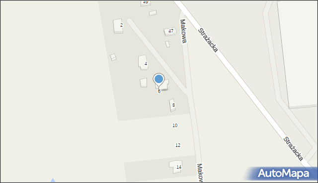 Święta, Makowa, 6, mapa Święta