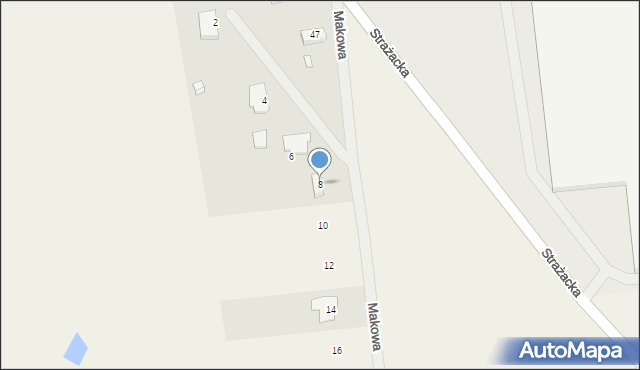 Święta, Makowa, 8, mapa Święta