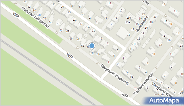 Świnoujście, Marynarki Wojennej, 58, mapa Świnoujście