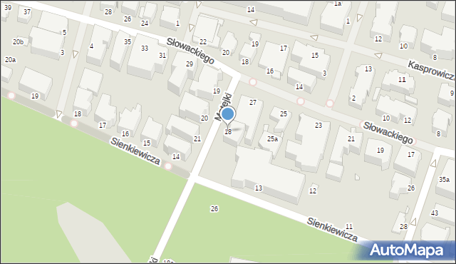 Świnoujście, Matejki Jana, 18, mapa Świnoujście