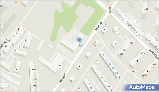 Świnoujście, Matejki Jana, 35, mapa Świnoujście