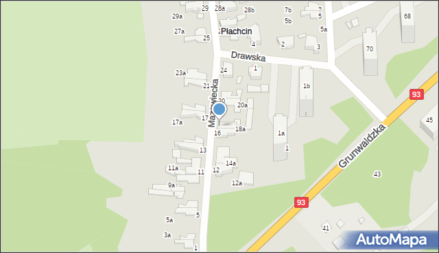 Świnoujście, Mazowiecka, 18, mapa Świnoujście