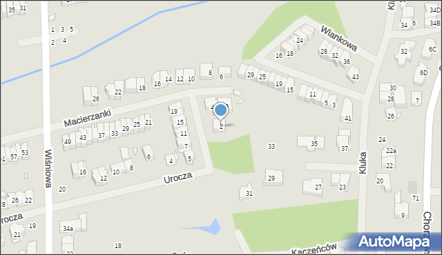 Szczecin, Macierzanki, 2, mapa Szczecina