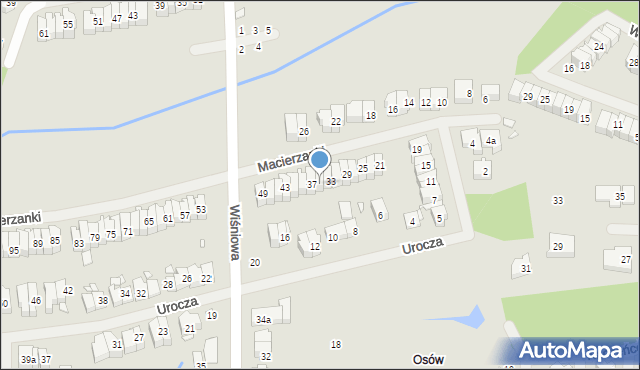 Szczecin, Macierzanki, 35, mapa Szczecina