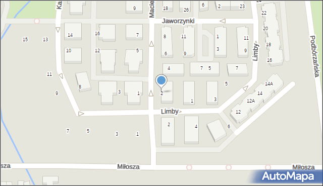 Szczecin, Maciejkowa, 2, mapa Szczecina