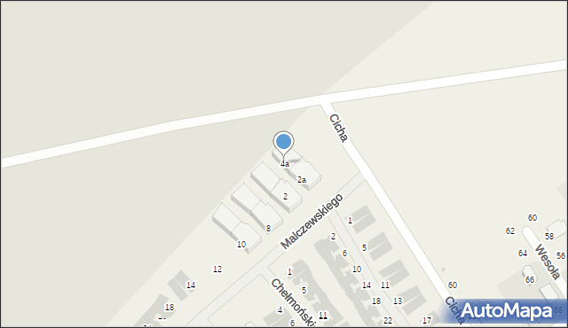 Szczytniki, Malczewskiego Jacka, 4a, mapa Szczytniki