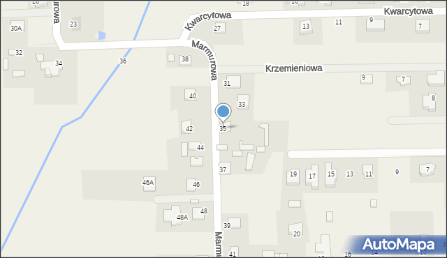 Szewce, Marmurowa, 35, mapa Szewce