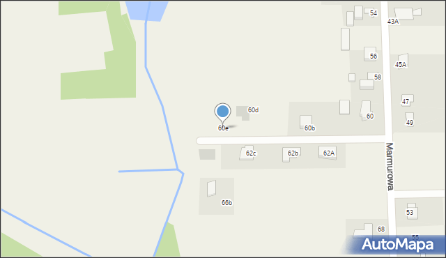 Szewce, Marmurowa, 60e, mapa Szewce