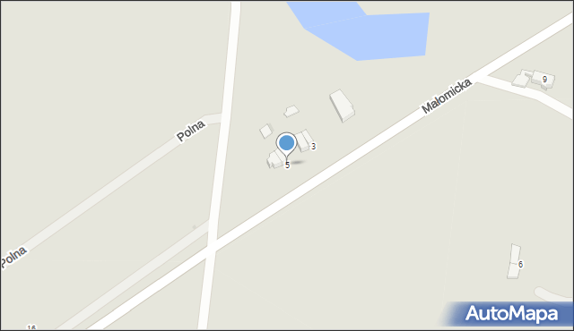 Szprotawa, Małomicka, 5, mapa Szprotawa