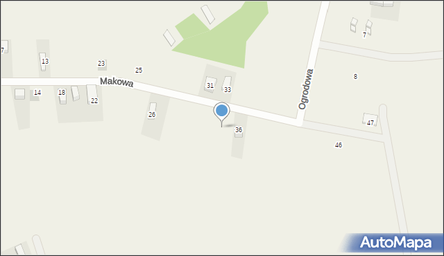 Sztutowo, Makowa, 34, mapa Sztutowo