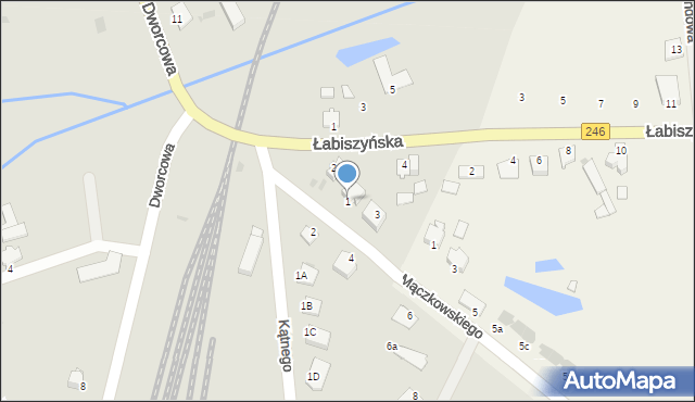 Szubin, Mączkowskiego Władysława, ks., 1, mapa Szubin