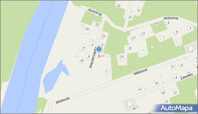 Szumin, Macierzanki, 5, mapa Szumin