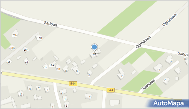 Szydłowo, Mazowiecka, 6B, mapa Szydłowo