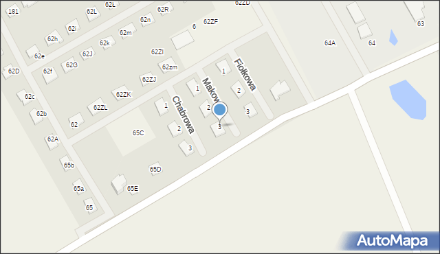 Szydłowo, Makowa, 3, mapa Szydłowo