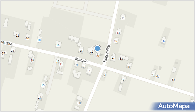 Tąpkowice, Maczka Stanisława, gen., 10, mapa Tąpkowice