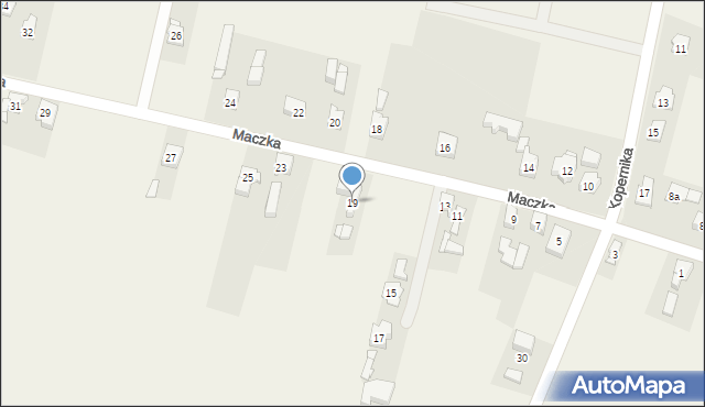 Tąpkowice, Maczka Stanisława, gen., 19, mapa Tąpkowice