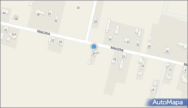 Tąpkowice, Maczka Stanisława, gen., 27, mapa Tąpkowice