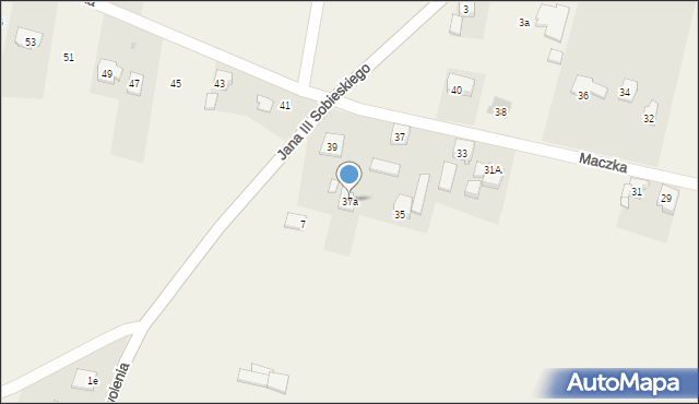 Tąpkowice, Maczka Stanisława, gen., 37a, mapa Tąpkowice
