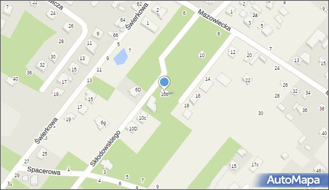 Targówka, Mazowiecka, 10b, mapa Targówka