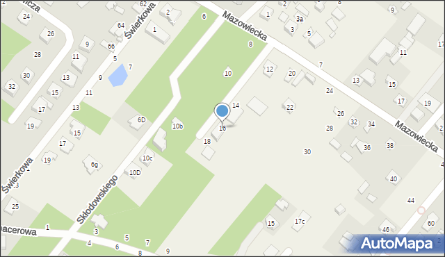 Targówka, Mazowiecka, 16, mapa Targówka