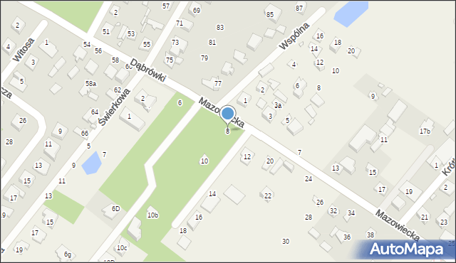 Targówka, Mazowiecka, 8, mapa Targówka