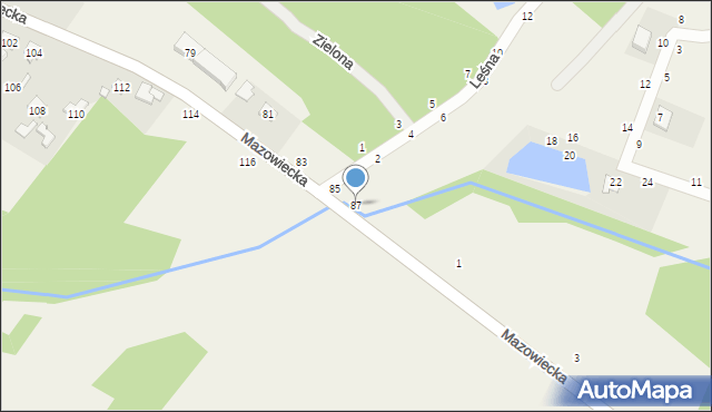 Targówka, Mazowiecka, 87, mapa Targówka