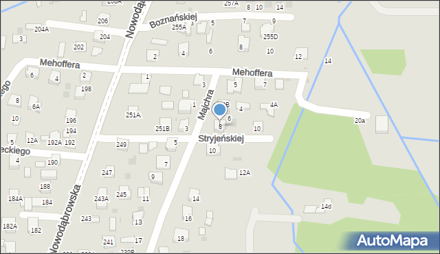 Tarnów, Majchra Alojzego, 8, mapa Tarnów