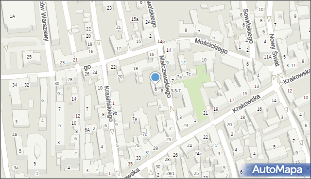 Tarnów, Malczewskiego Jacka, 6, mapa Tarnów