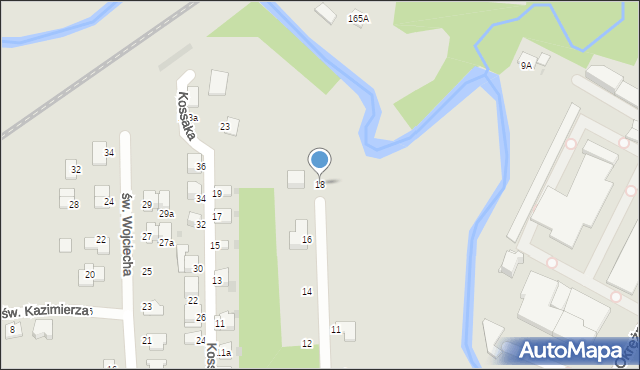 Tarnów, Matuszewskiego Mariana, 18, mapa Tarnów